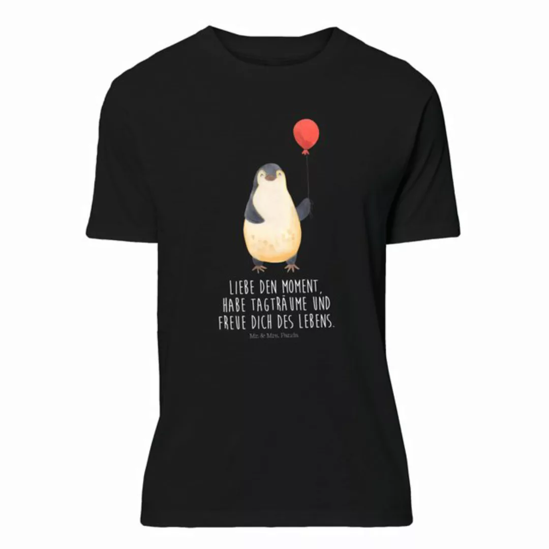 Mr. & Mrs. Panda T-Shirt Pinguin Luftballon - Schwarz - Geschenk, Lustiges günstig online kaufen