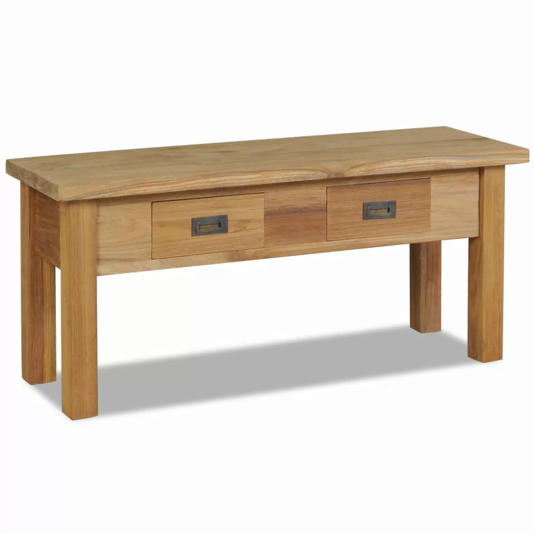 Flurbank Teak Massiv 90 X 30 X 40 Cm günstig online kaufen