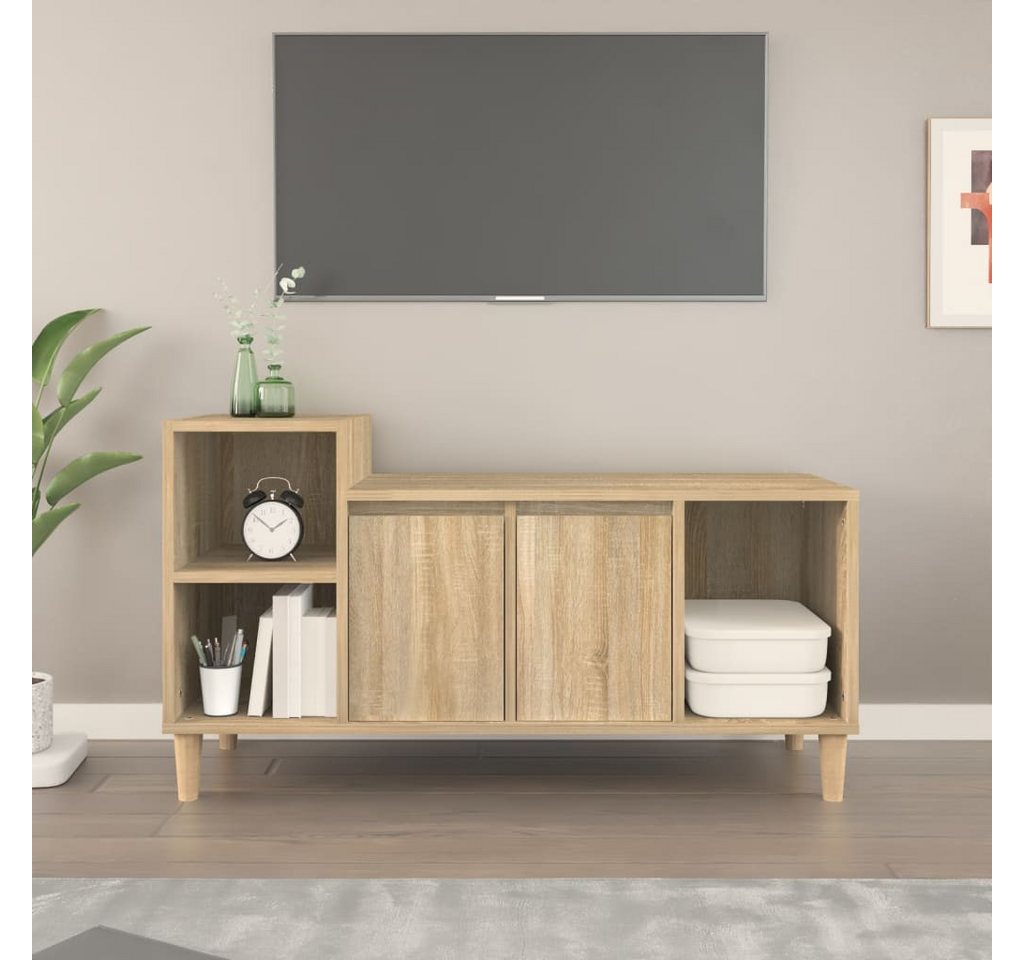 vidaXL TV-Schrank TV-Schrank Sonoma Eiche 100x35x55 cm Spanplatte günstig online kaufen