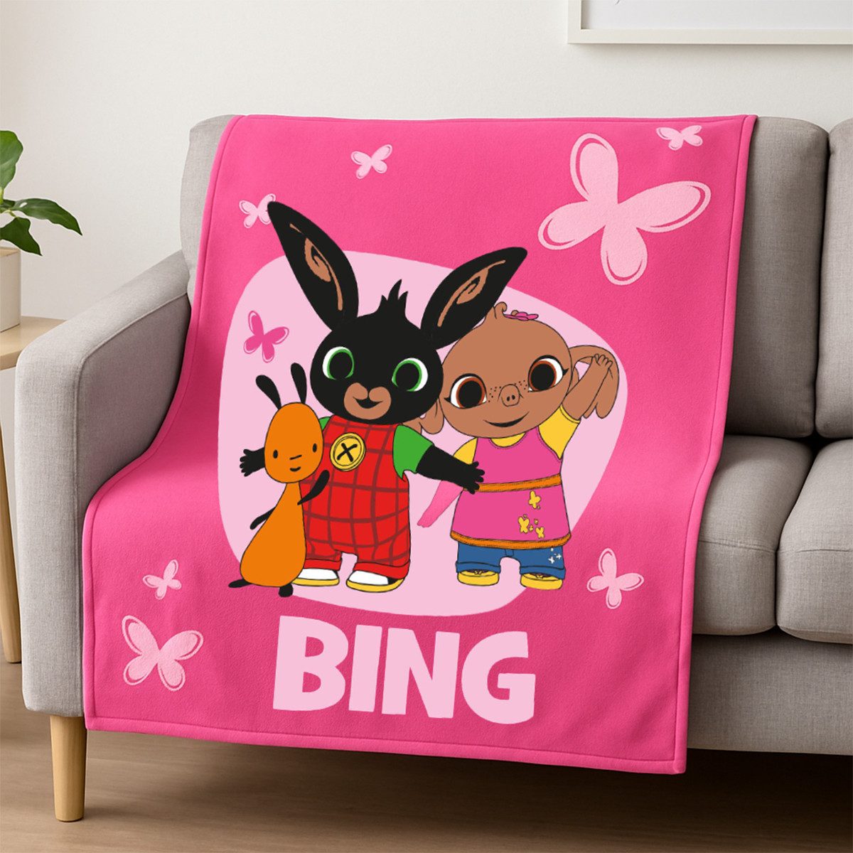 Jerry Fabrics Tagesdecke Bing Decke Weiche günstig online kaufen