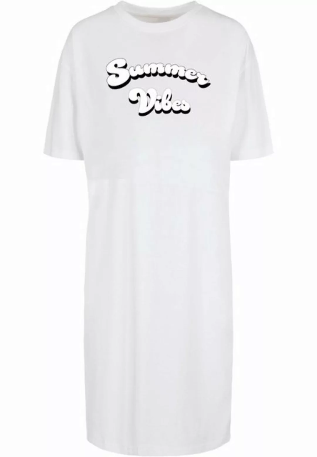 Merchcode Shirtkleid Merchcode Damen Ladies Summer Vibes Oversized Slit Tee günstig online kaufen