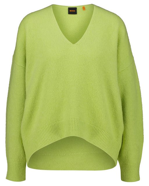 BOSS Strickpullover Damen Strickpullover FONDELLA Relaxed Fit (1-tlg) günstig online kaufen