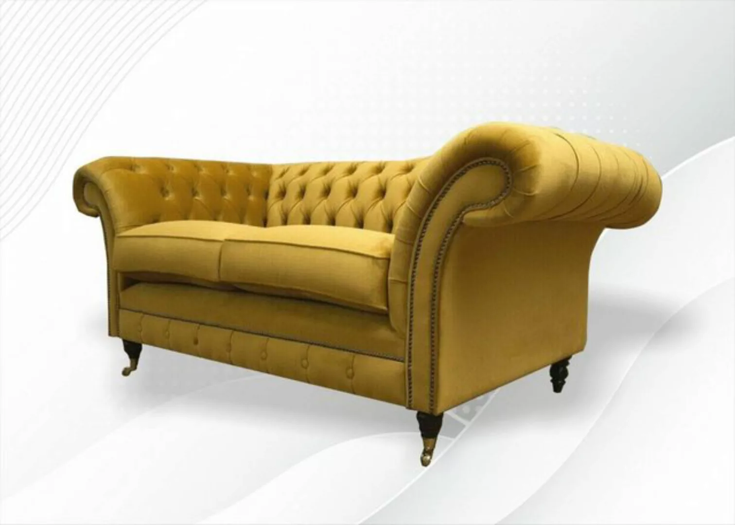 JVmoebel Chesterfield-Sofa, Chesterfield Sofa 2 Sitzer Wohnzimmer Design Co günstig online kaufen