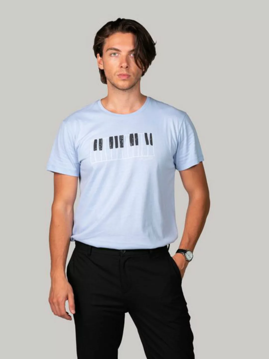 BLUVERD Kurzarmshirt T-Shirt mit Grafik (La La Verd) günstig online kaufen