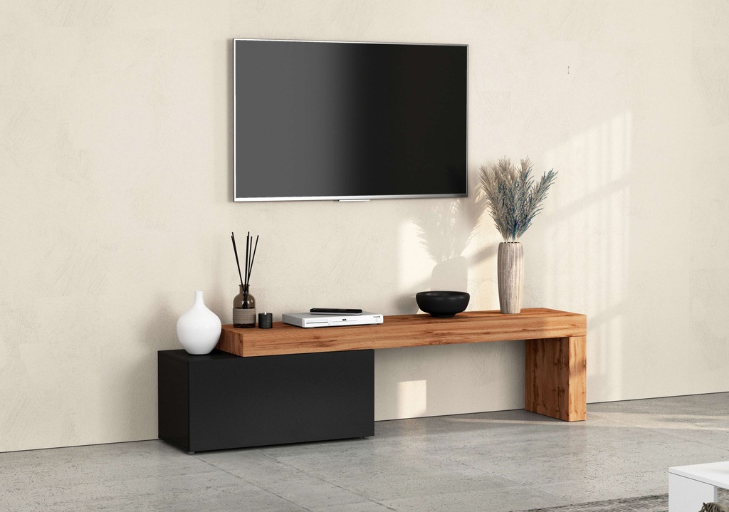 INOSIGN Lowboard "Chronos TV-Board, TV-Schrank", (1 St., Breite verstellbar günstig online kaufen