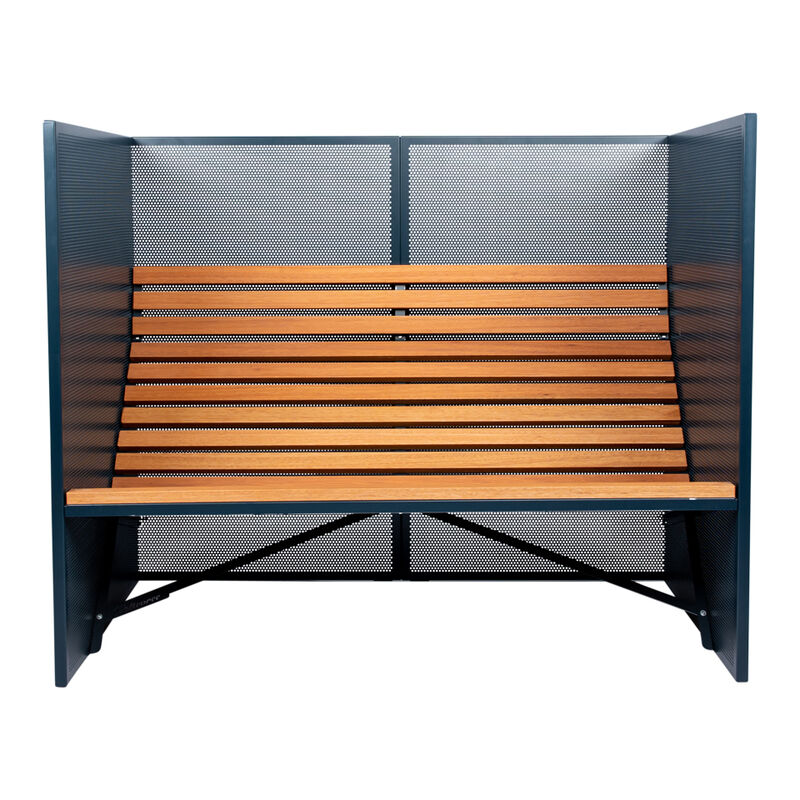 Patio Bench High - Outdoor Grau-Blau günstig online kaufen