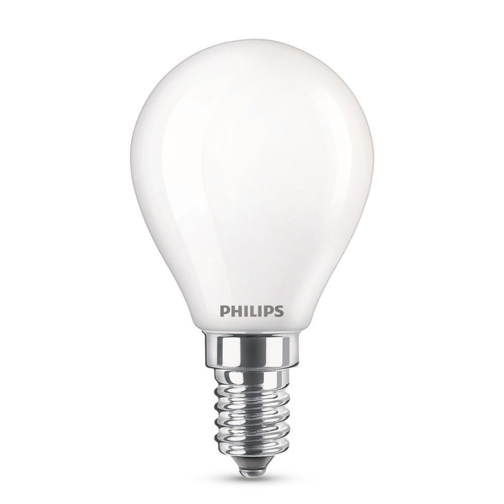 Philips LED-Leuchtmittel E14 Tropfenform 4,3 W 470 lm 8 x 4,5 cm (H x Ø) günstig online kaufen