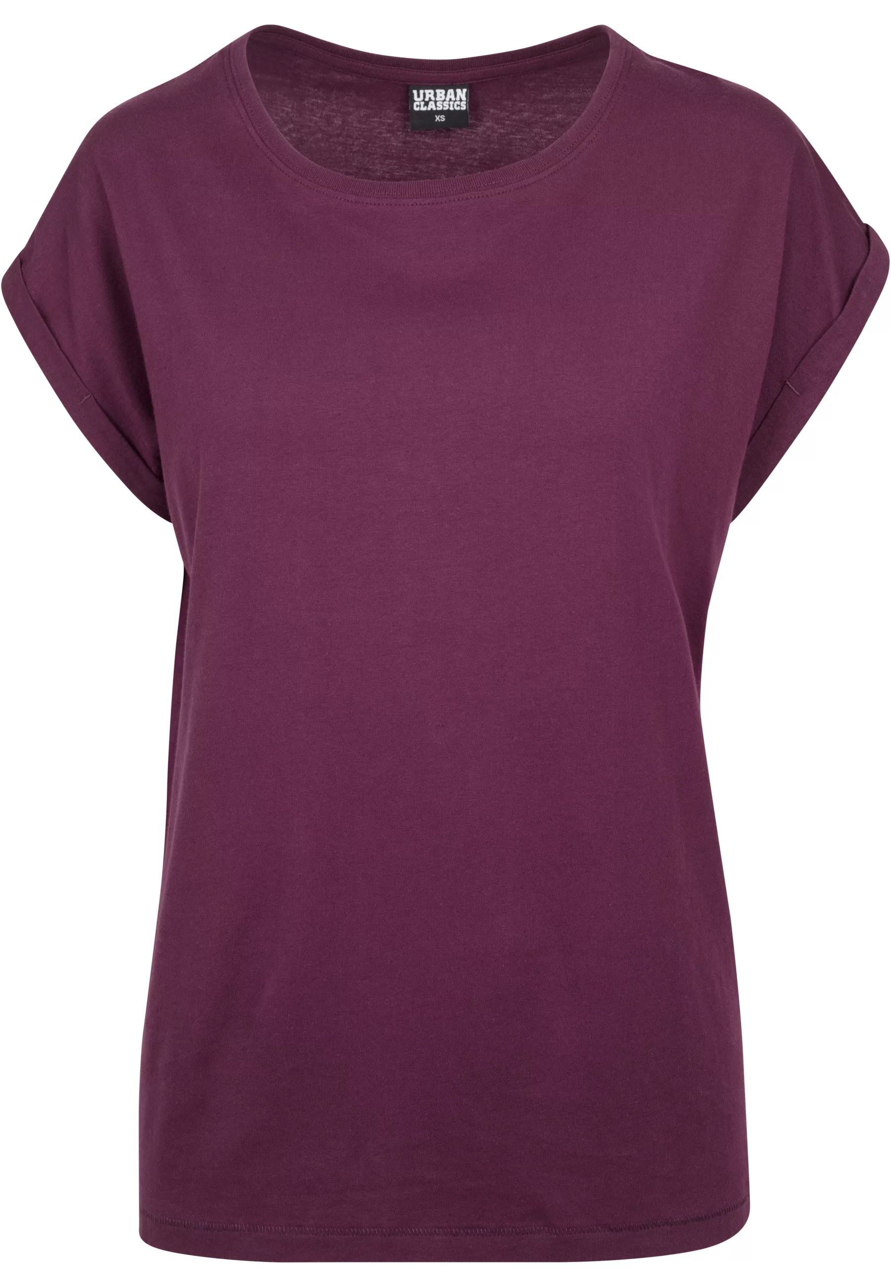 URBAN CLASSICS Kurzarmshirt "Urban Classics Damen Ladies Extended Shoulder günstig online kaufen