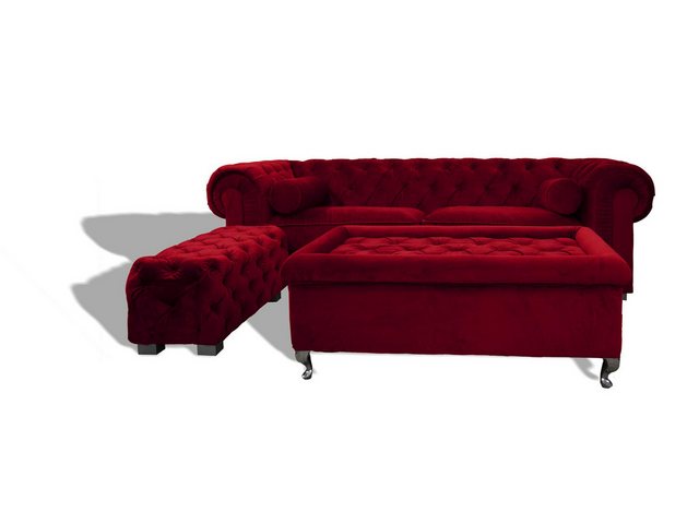 Xlmoebel Sofa Chesterfield Sofa gepolsterte Designer Couchen Sofas Garnitur günstig online kaufen