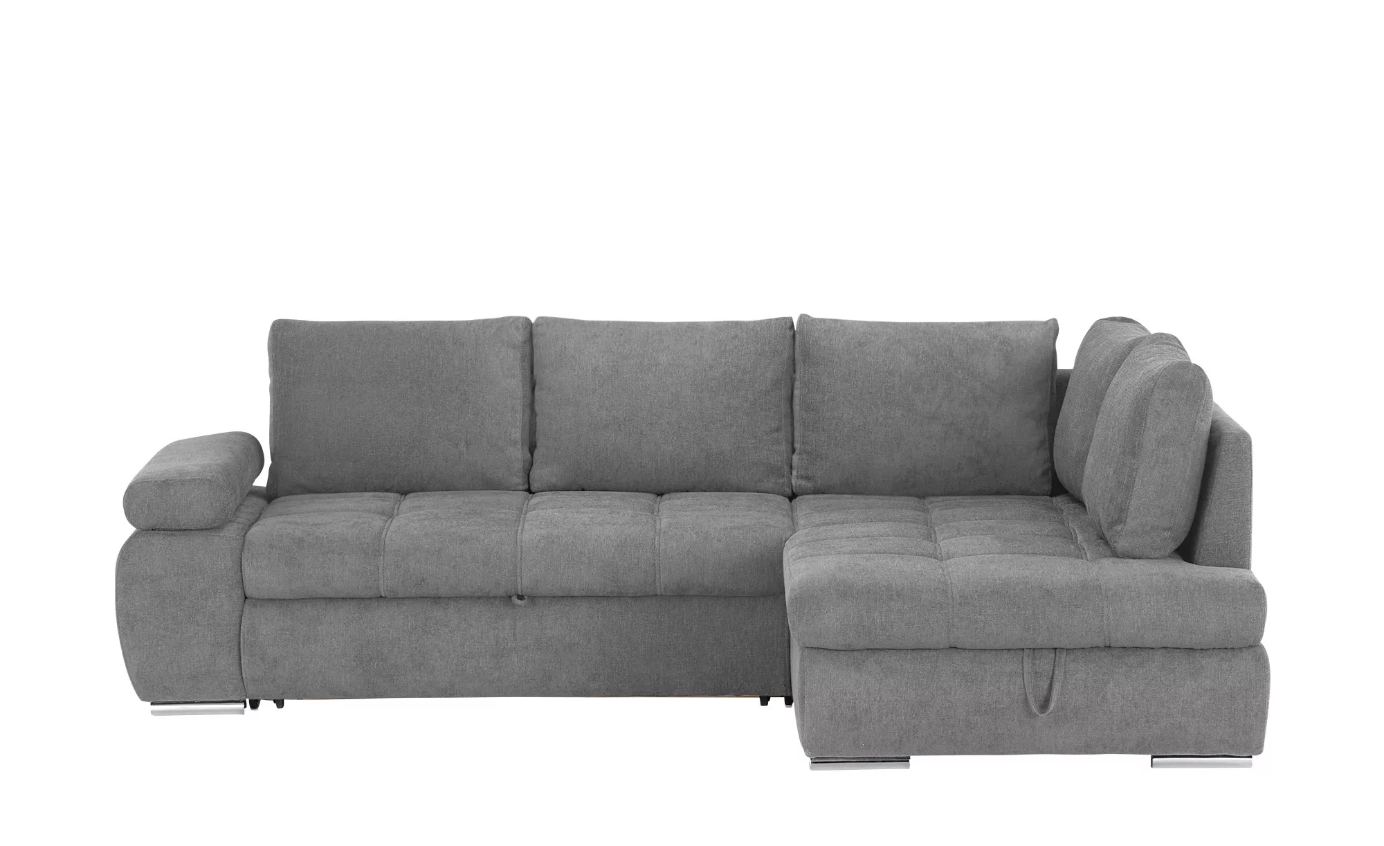 switch Ecksofa aus Flachgewebe Sky ¦ grau ¦ Maße (cm): B: 265 H: 89 T: 175 günstig online kaufen