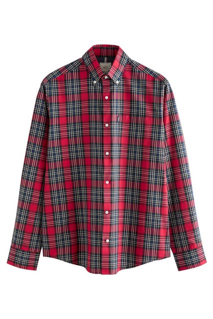 Next Langarmhemd Pflegeleichtes Button-Down-Oxford-Hemd (1-tlg) günstig online kaufen