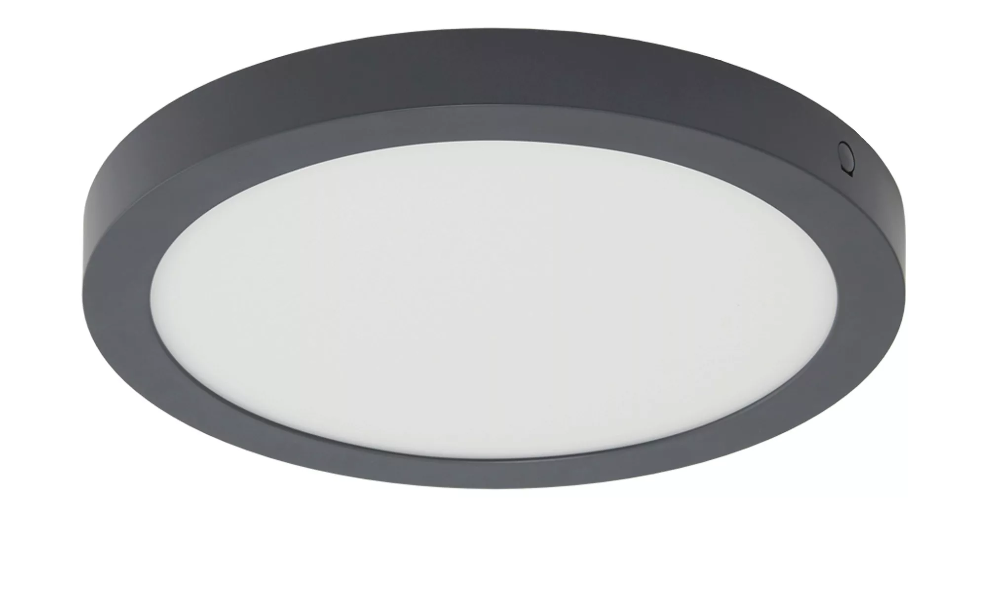 LED-Deckenleuchte, rund, dunkelgrau ¦ grau ¦ Maße (cm): H: 3  Ø: 30 Lampen günstig online kaufen