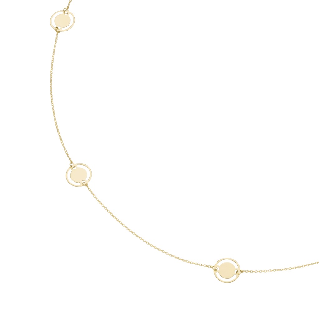 Luigi Merano Goldkette "mit Cut-Out-Muster, Gold 375" günstig online kaufen