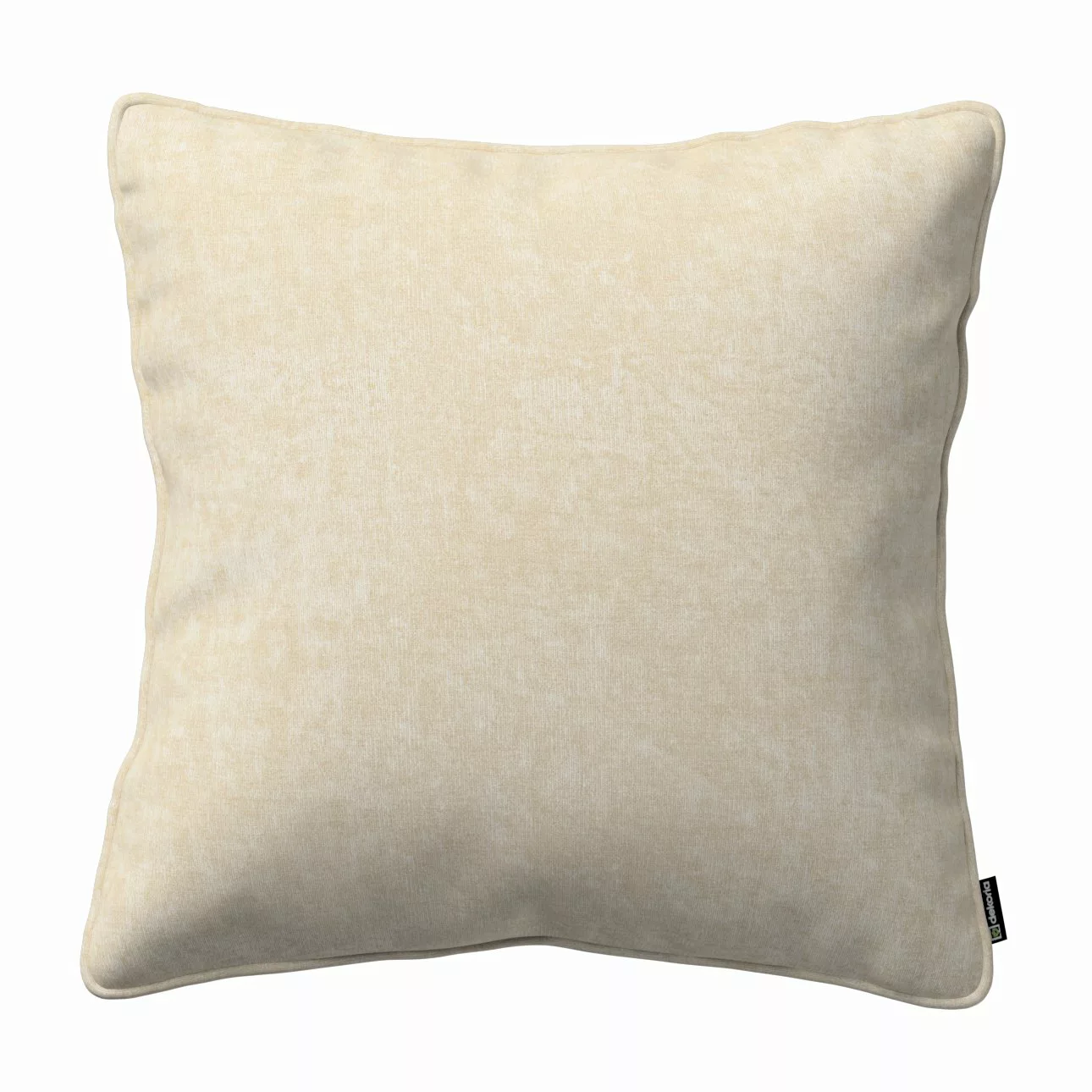 Kissenhülle Gabi mit Paspel, grau-beige, 60 x 60 cm, Chenille (162-26) günstig online kaufen