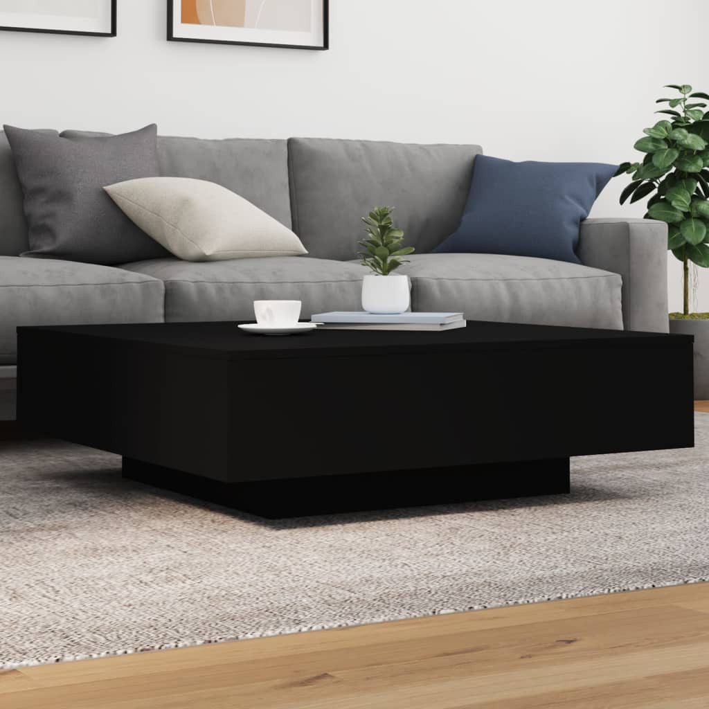 vidaXL Couchtisch, Couchtisch Schwarz 100x100x31 cm günstig online kaufen