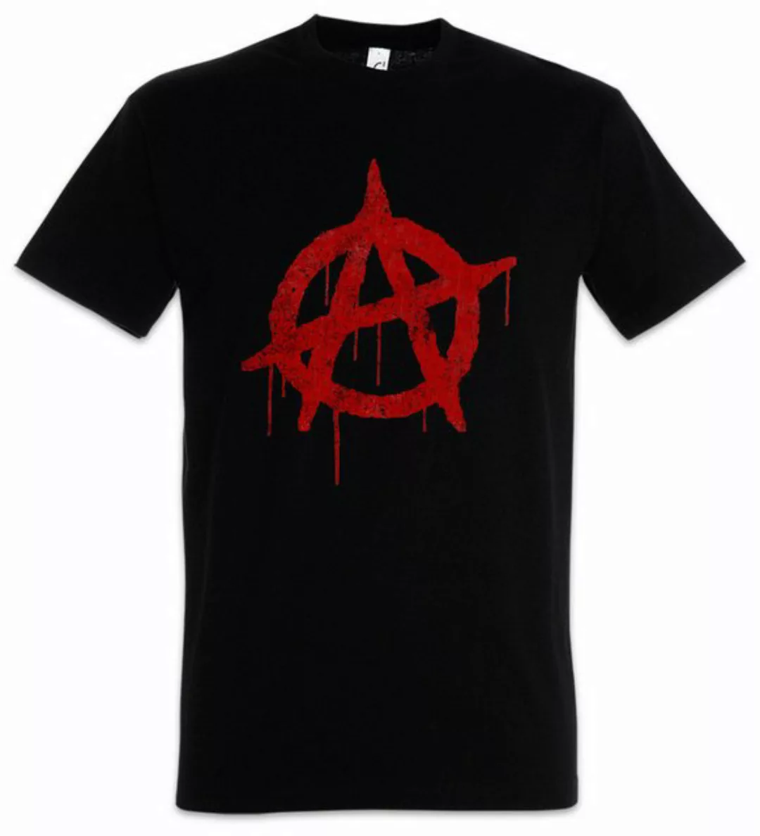 Urban Backwoods Print-Shirt Anarchy A Vintage Logo Herren T-Shirt Rock Goth günstig online kaufen