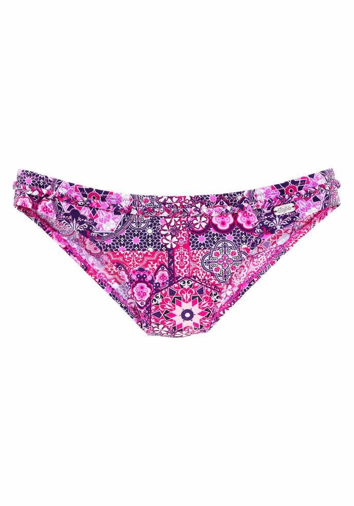 Buffalo Bikini-Hose Shari mit geflochtenem Ziergürtel günstig online kaufen