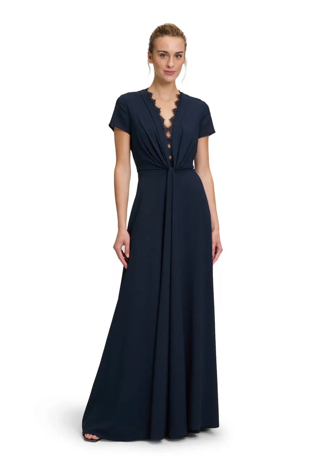 Vera Mont Abendkleid Vera Mont Abendkleid mit Spitzeneinsatz Raffung günstig online kaufen