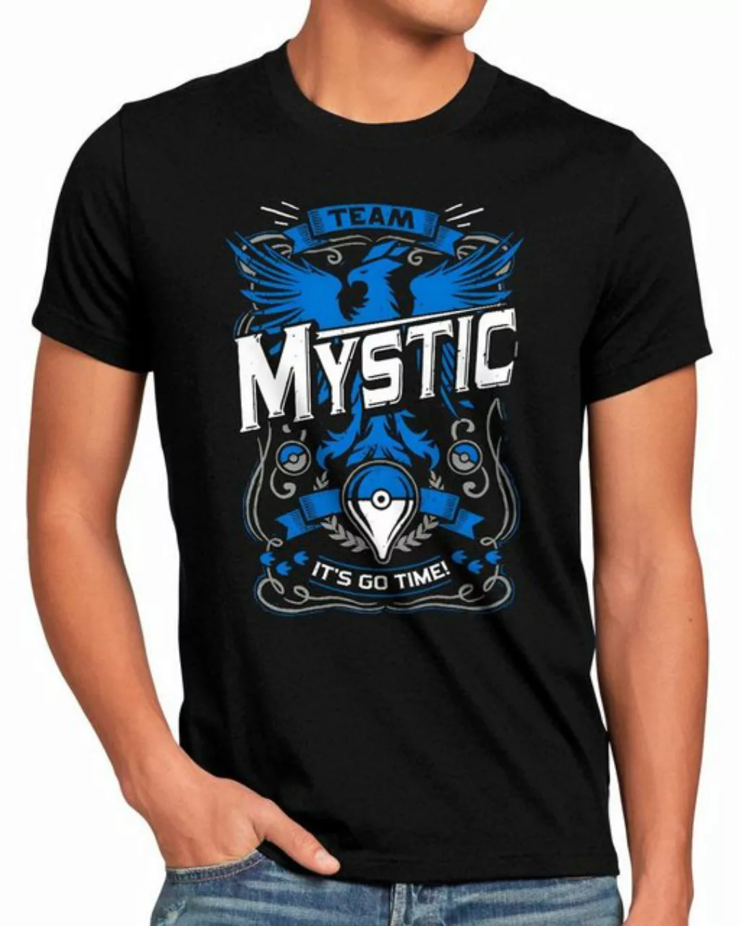 style3 T-Shirt Let's Go Mystic amiibo planet go pokemon ball pikachu günstig online kaufen