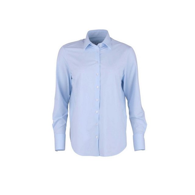 Hatico Langarmhemd blau regular fit (1-tlg) günstig online kaufen