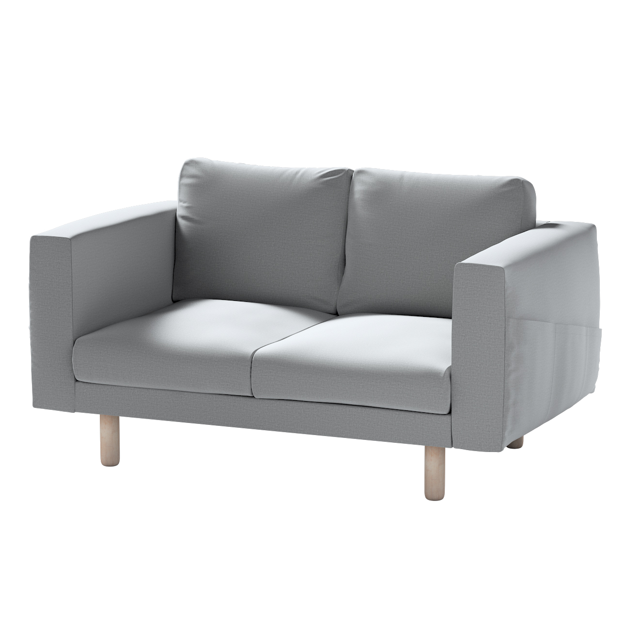 Bezug für Norsborg 2-Sitzer Sofa, dunklegrau, Norsborg 2-Sitzer Sofabezug, günstig online kaufen