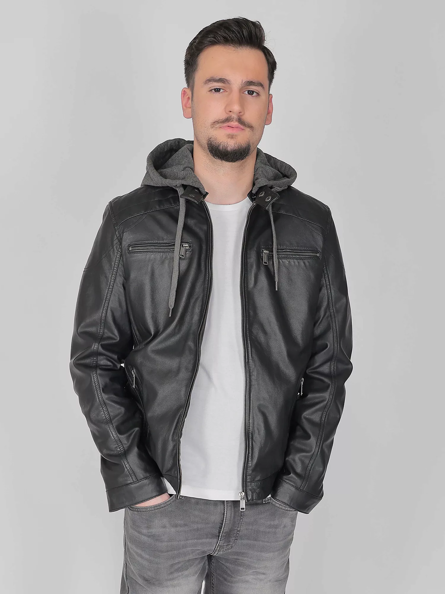 MUSTANG Lederjacke "Foster" günstig online kaufen