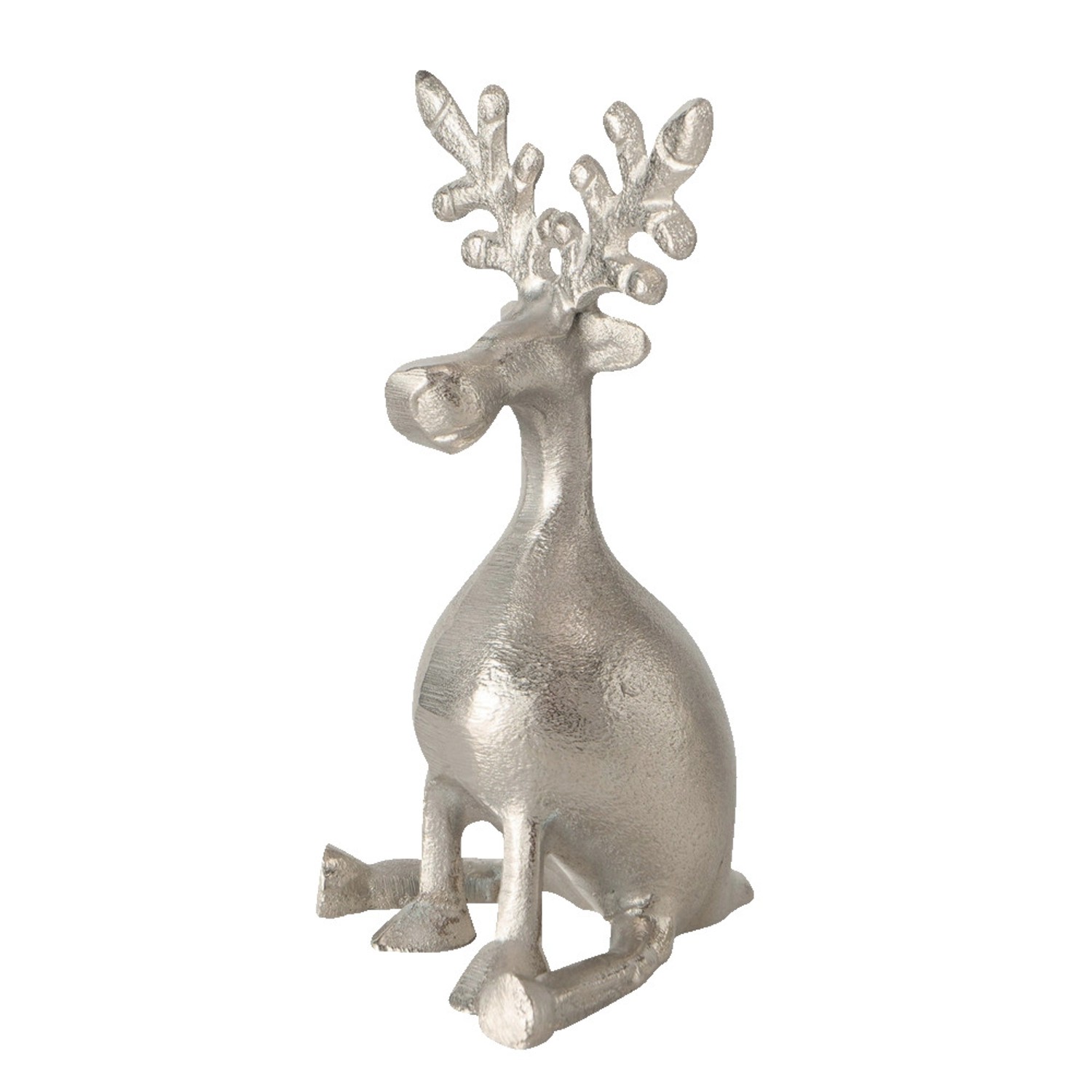 Boltze Deko-Figur Tarnow Klein 16 cm x 8 cm x 8 cm Silber günstig online kaufen