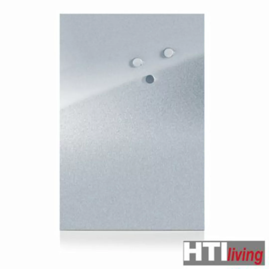 HTI-Living Magnettafel inkl. 3 Magneten Edelstahl silber günstig online kaufen