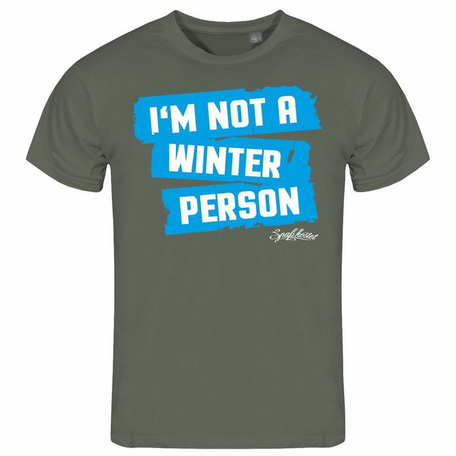 deinshirt Print-Shirt Herren T-Shirt Im not a winter person Funshirt mit Mo günstig online kaufen