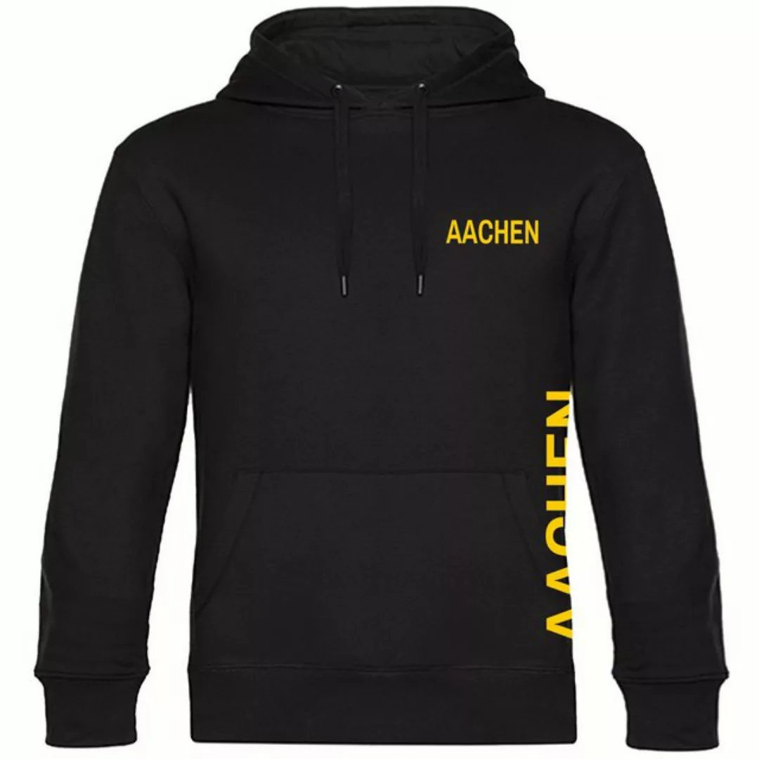 multifanshop Kapuzensweatshirt Aachen - Brust & Seite - Hoodie günstig online kaufen