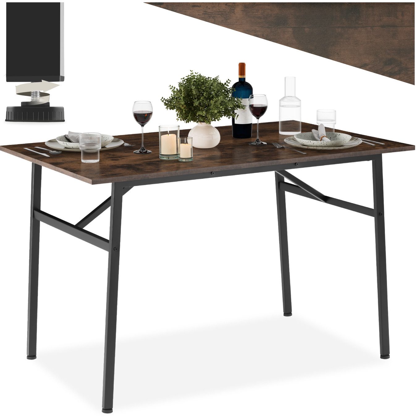 tectake Esstisch Swansea (1-St., 1 tlg), günstig online kaufen