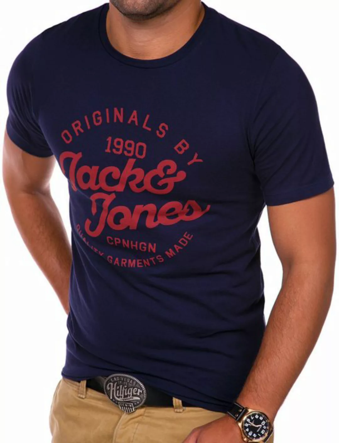 Jack & Jones T-Shirt JJJORMIXTEE Herren mit Print O-Neck günstig online kaufen