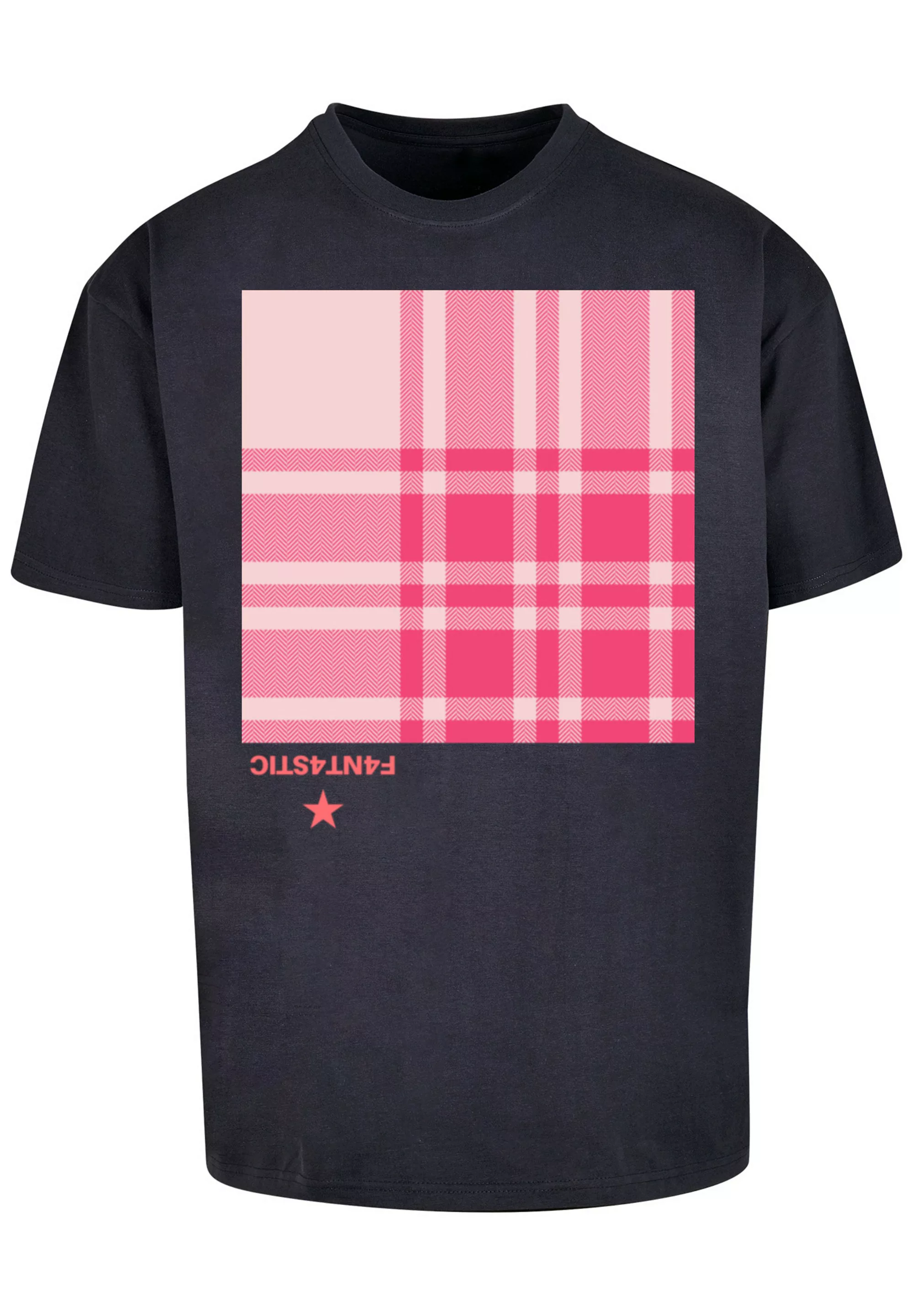 F4NT4STIC T-Shirt "Karo Pink" günstig online kaufen