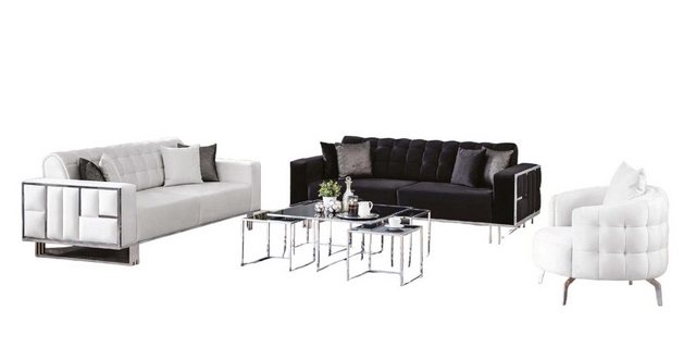 JVmoebel Chesterfield-Sofa, Luxus Wohnzimmer Möbel Couch Sitzgarnitur Sofa günstig online kaufen