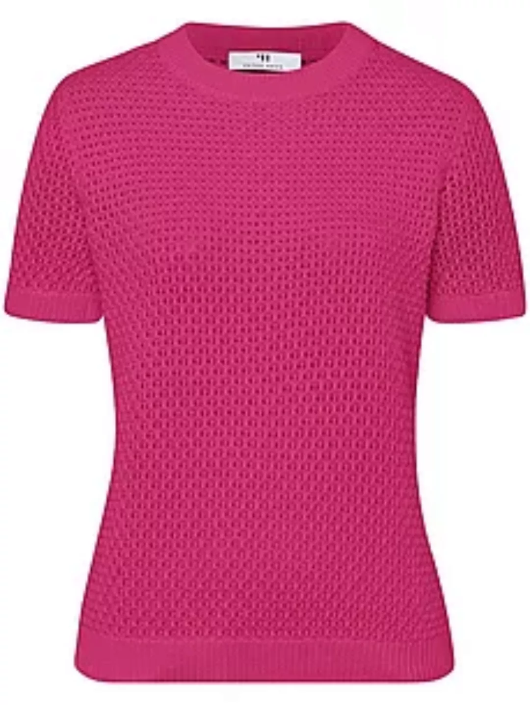 Rundhals-Pullover Peter Hahn pink günstig online kaufen