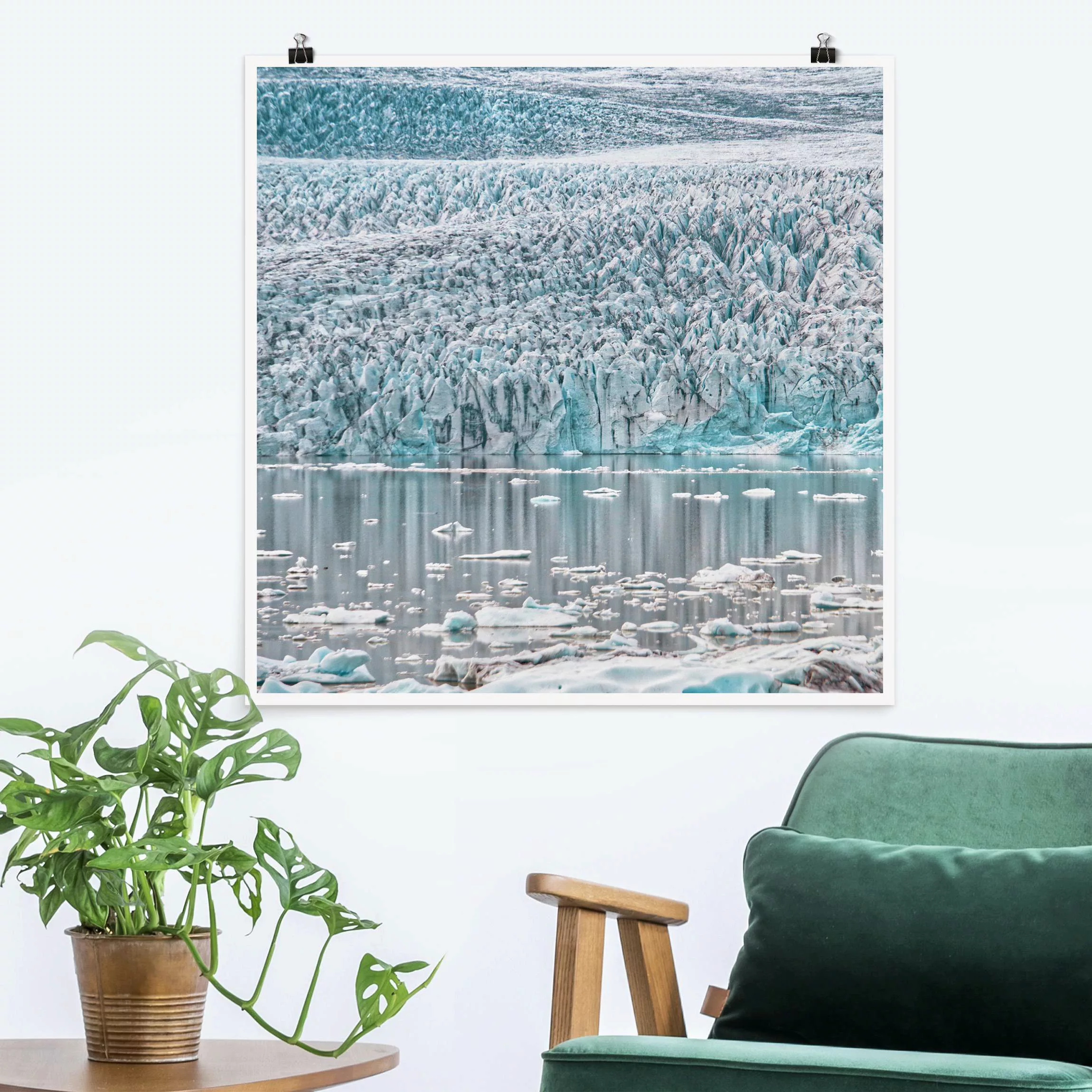 Poster Gletscher auf Island günstig online kaufen
