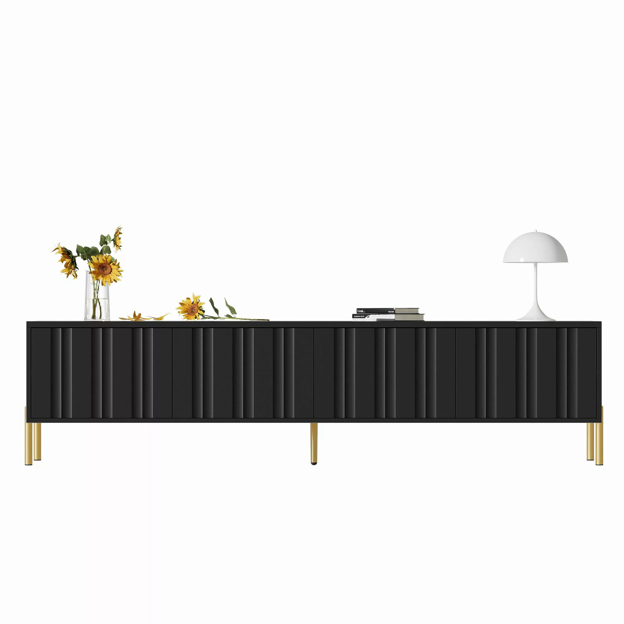 Merax Lowboard mit goldenen Beinen und günstig online kaufen