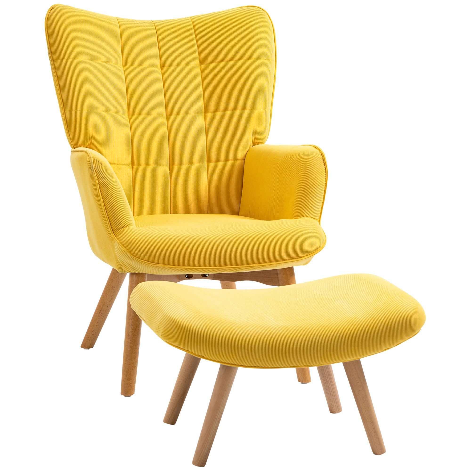 HOMCOM Relaxsessel Loungesessel, Armlehnstuhl, Fernsehsessel für günstig online kaufen