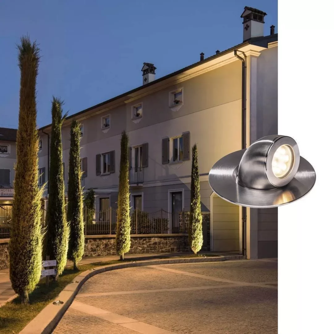 Gimble Out 150 LED Bodeneinbauleuchte, Edelstahl 316, 3000K, 36°, IP67 günstig online kaufen