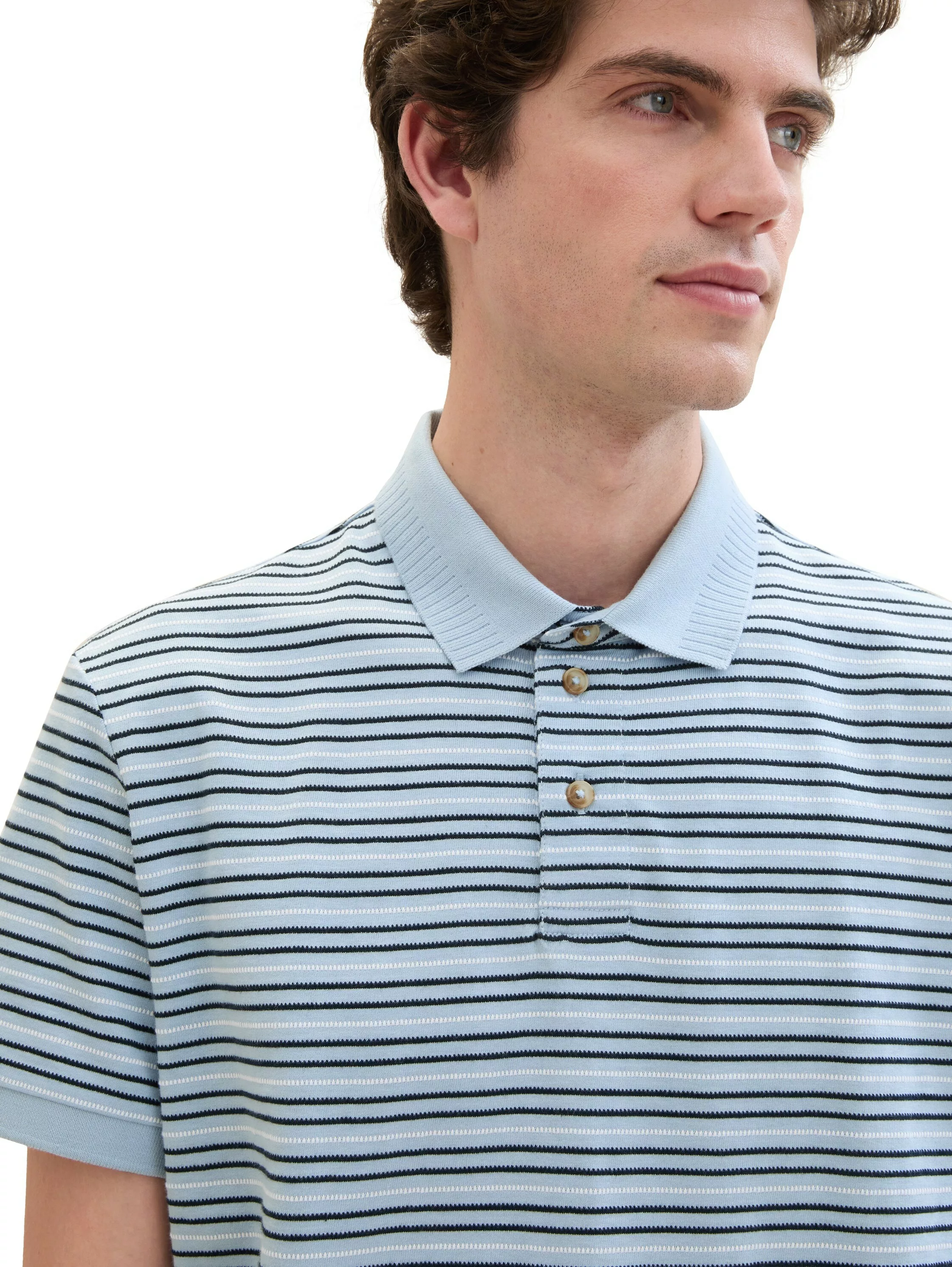 TOM TAILOR Poloshirt, in Streifen-Optik günstig online kaufen