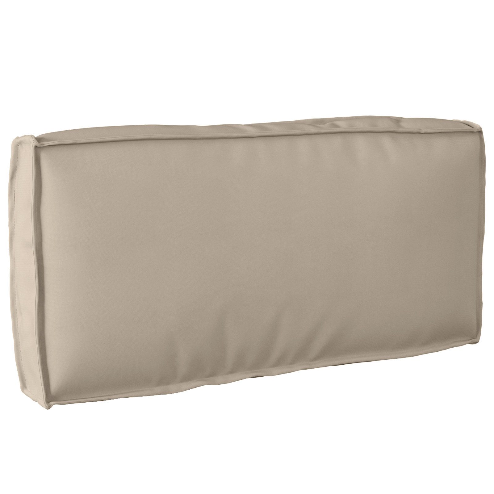 vidaXL Sitzauflage Paletten-Rückenkissen Taupe 80x40x12 cm günstig online kaufen