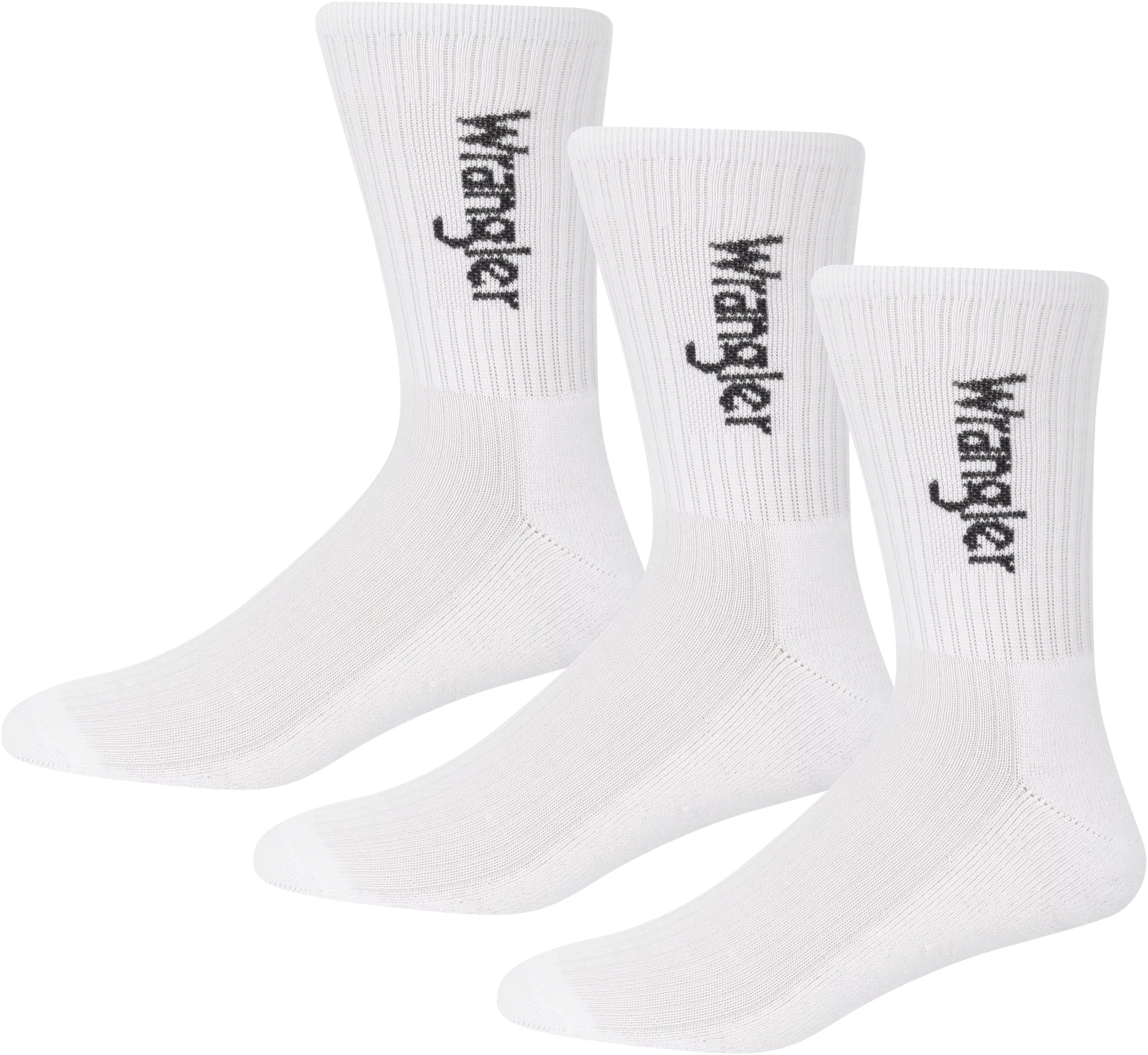 Wrangler Sportsocken "ROGERS", (Packung, 3 Paar), mit Rippenbündchen, verst günstig online kaufen