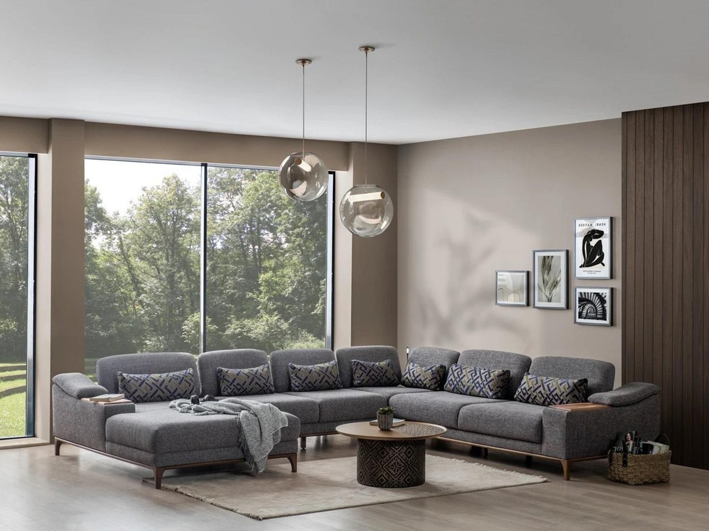 Xlmoebel Ecksofa Neues Ecksofa für das moderne Wohnzimmer in luxuriöser U-F günstig online kaufen