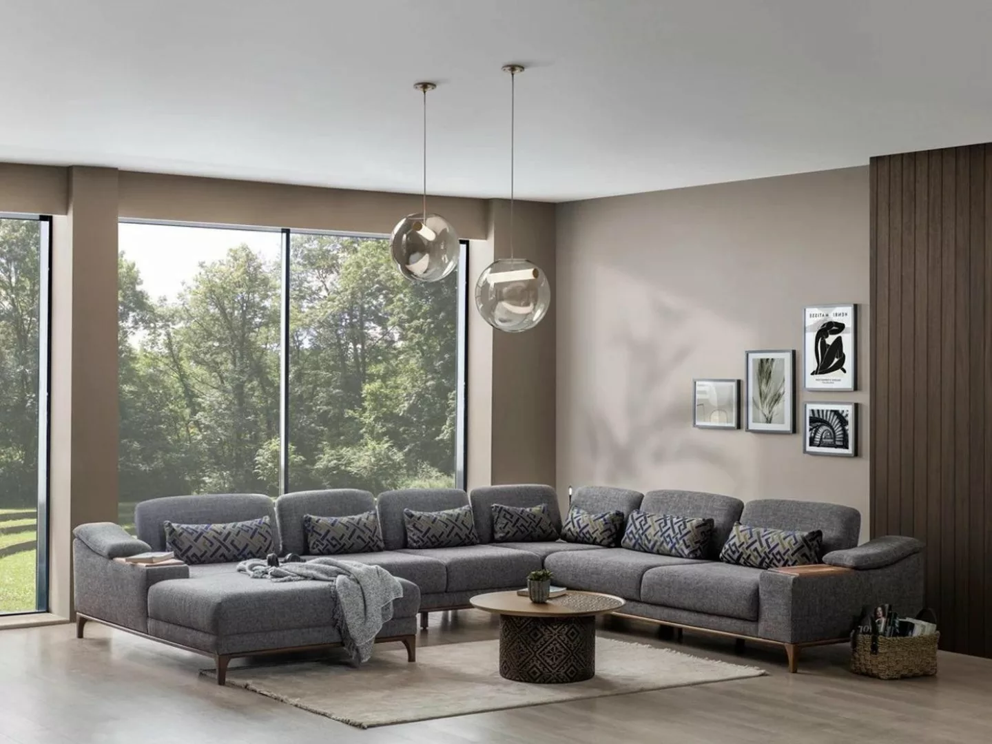 Xlmoebel Ecksofa Neues Ecksofa für das moderne Wohnzimmer in luxuriöser U-F günstig online kaufen