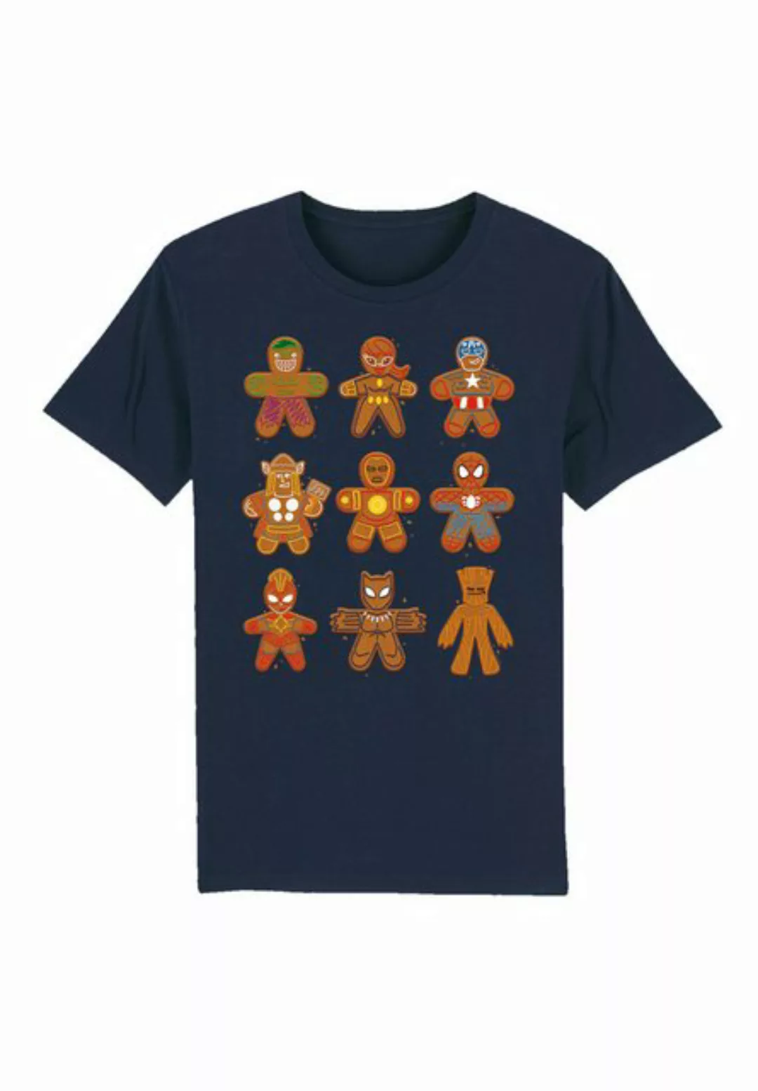 F4NT4STIC T-Shirt Marvel Universe Christmas Gingerbread Avengers Premium Qu günstig online kaufen