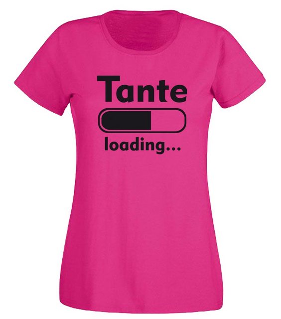 G-graphics T-Shirt Damen T-Shirt - Tante loading Slim-fit, mit Frontprint, günstig online kaufen