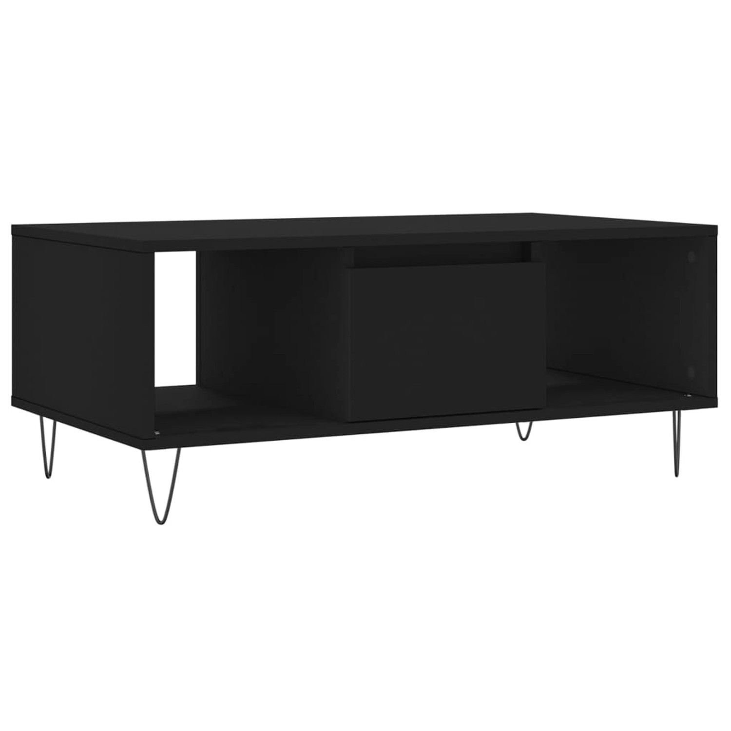 vidaXL Couchtisch Schwarz 90x50x36,5 cm Holzwerkstoff Modell 8 günstig online kaufen