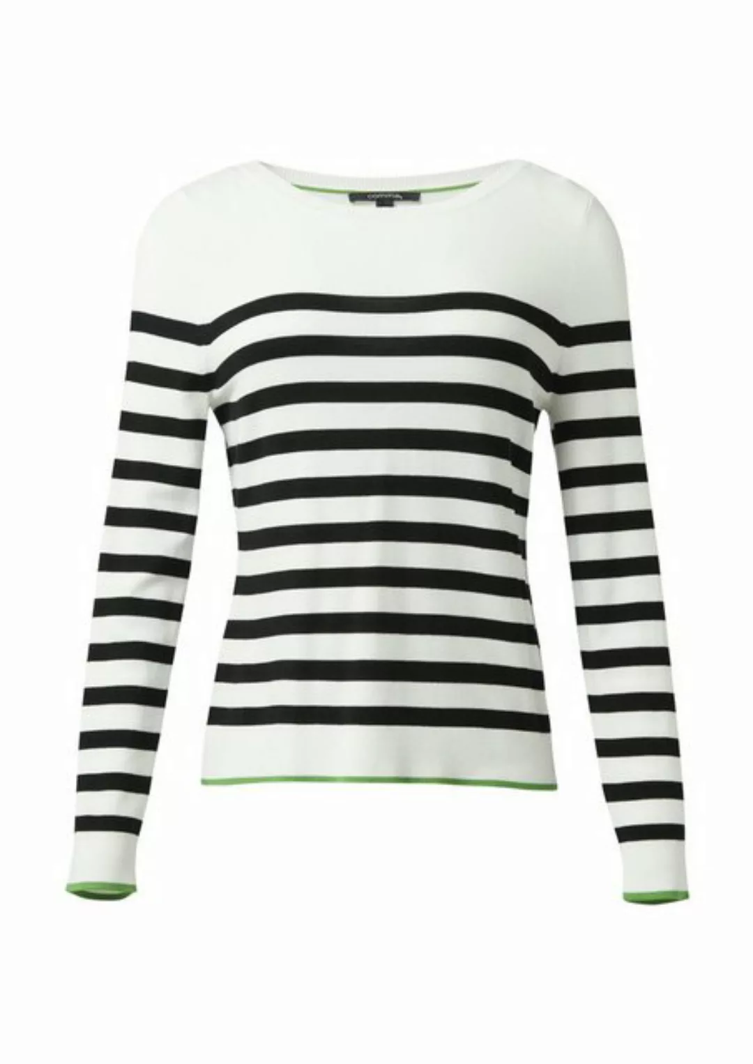 Comma Sweatshirt Strickpullover, WHITE günstig online kaufen