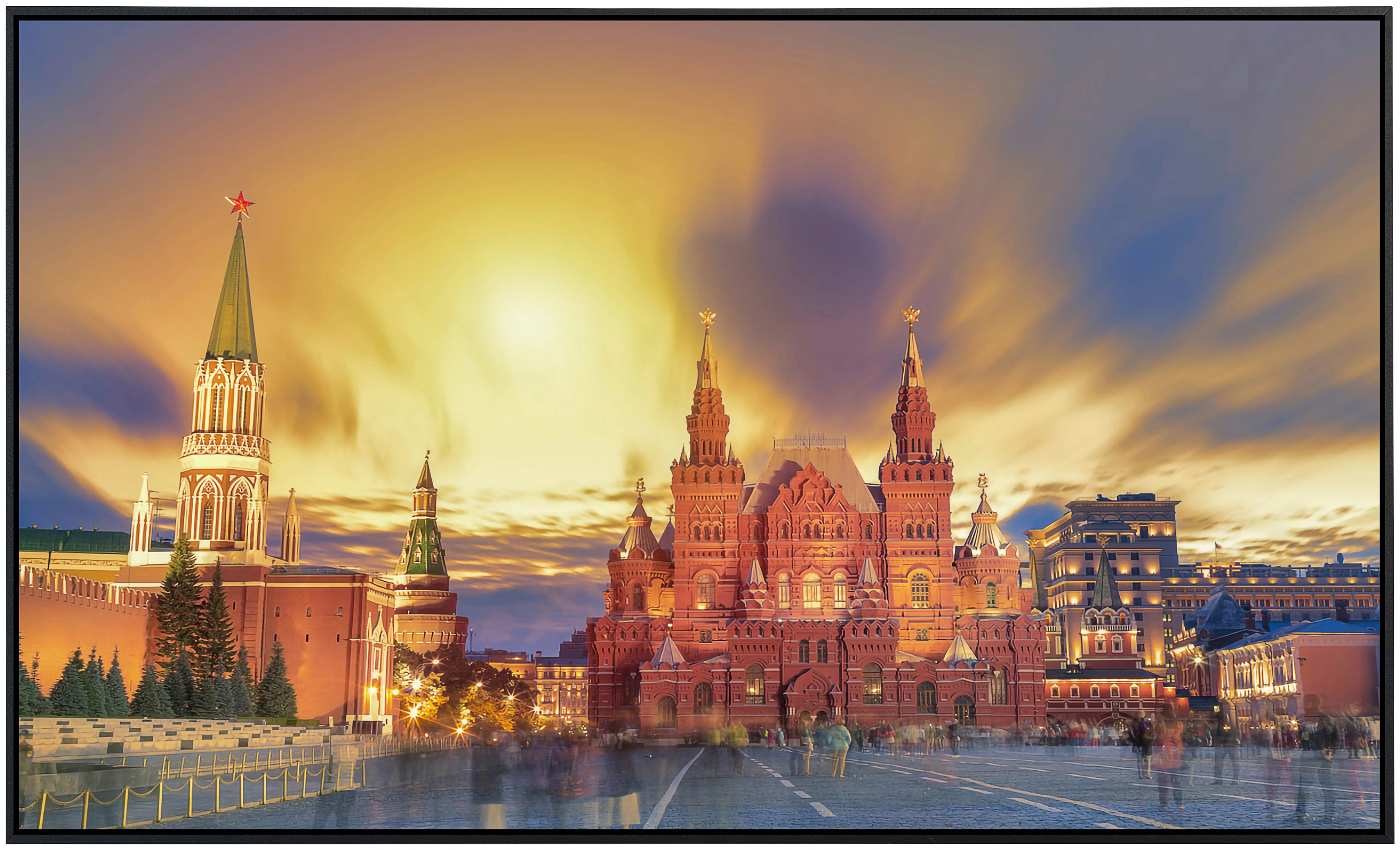 Papermoon Infrarotheizung »Roter Platz Sonnenuntergang Moskau«, sehr angene günstig online kaufen