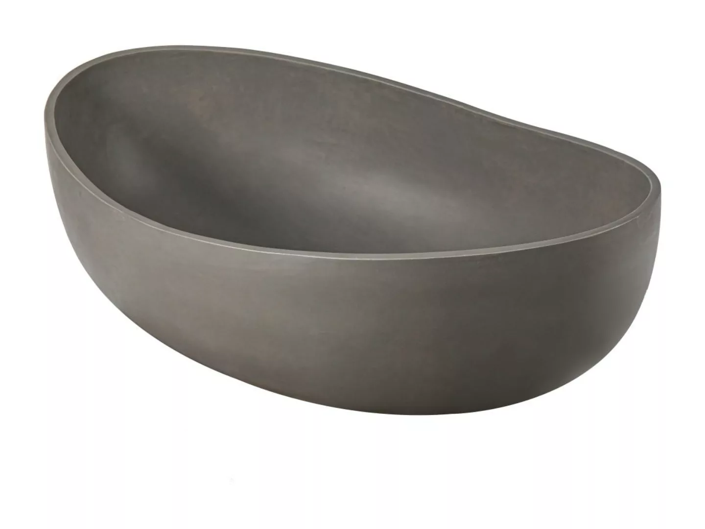 Freistehende Badewanne aus Beton - 400 l - 160 x 100 x 59,4 cm - IVANOVO günstig online kaufen